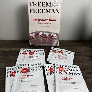 Freeman Empower Hour 8 Piece Mask Kit 8 Sachets  0.23 Fl. oz. 7 Ml. New In Box